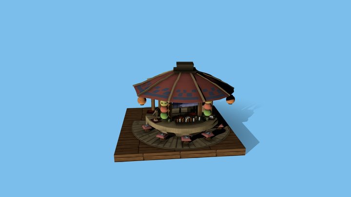 Dango Shop 3D Model