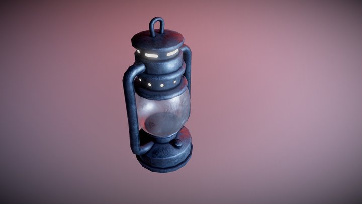 Camping Lamp 3D Model