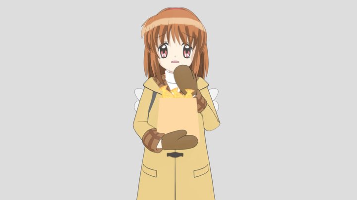 Kanon - Tsukimiya Ayu 3D Model