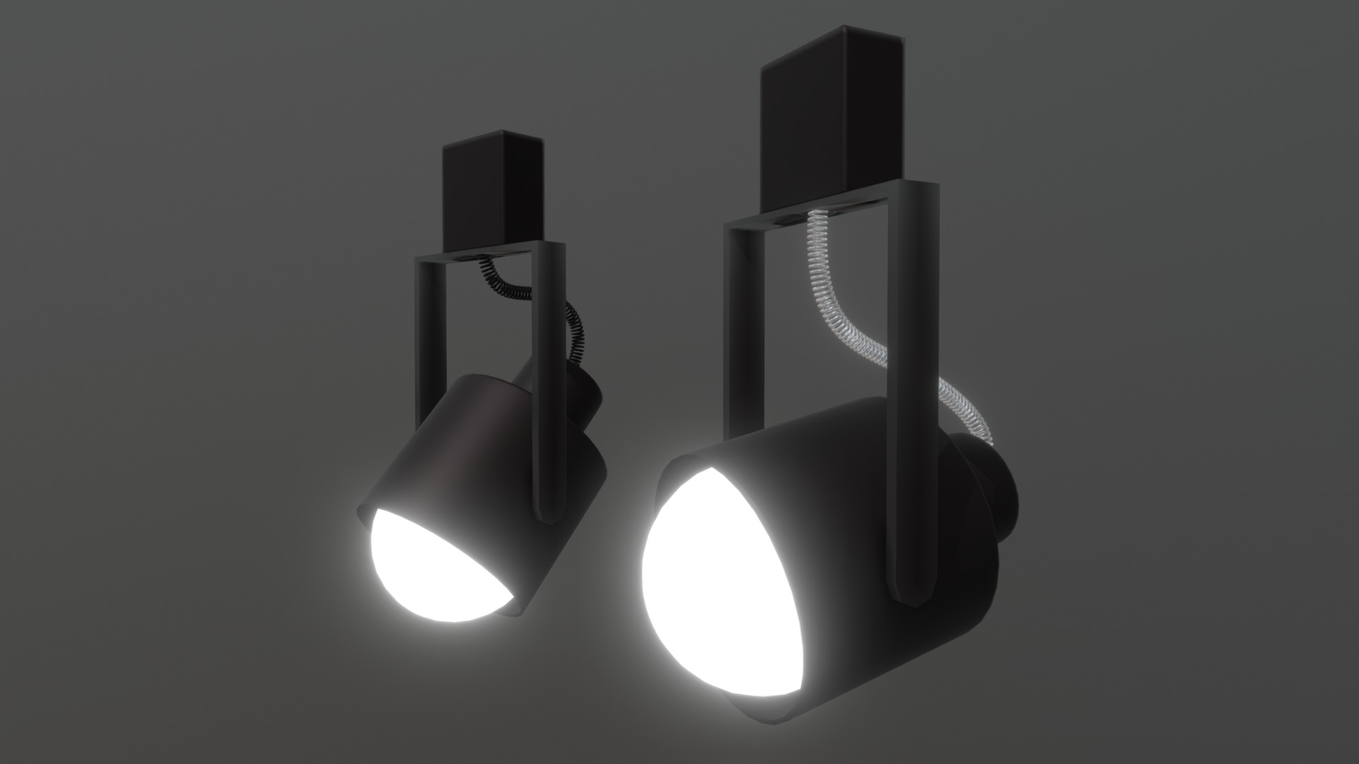 3D model Rail Light - This is a 3D model of the Rail Light. The 3D model is about a pair of headphones.