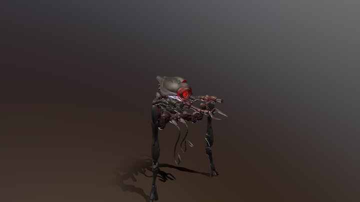 Assault Tripod Interactive View 3D Model