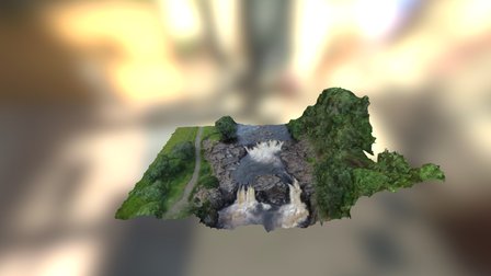 Low Force Waterfall 3D Model