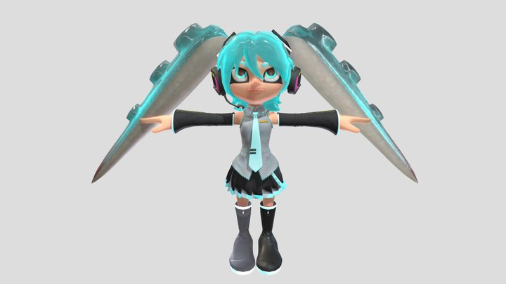 HATSUNE OCTU 3D Model