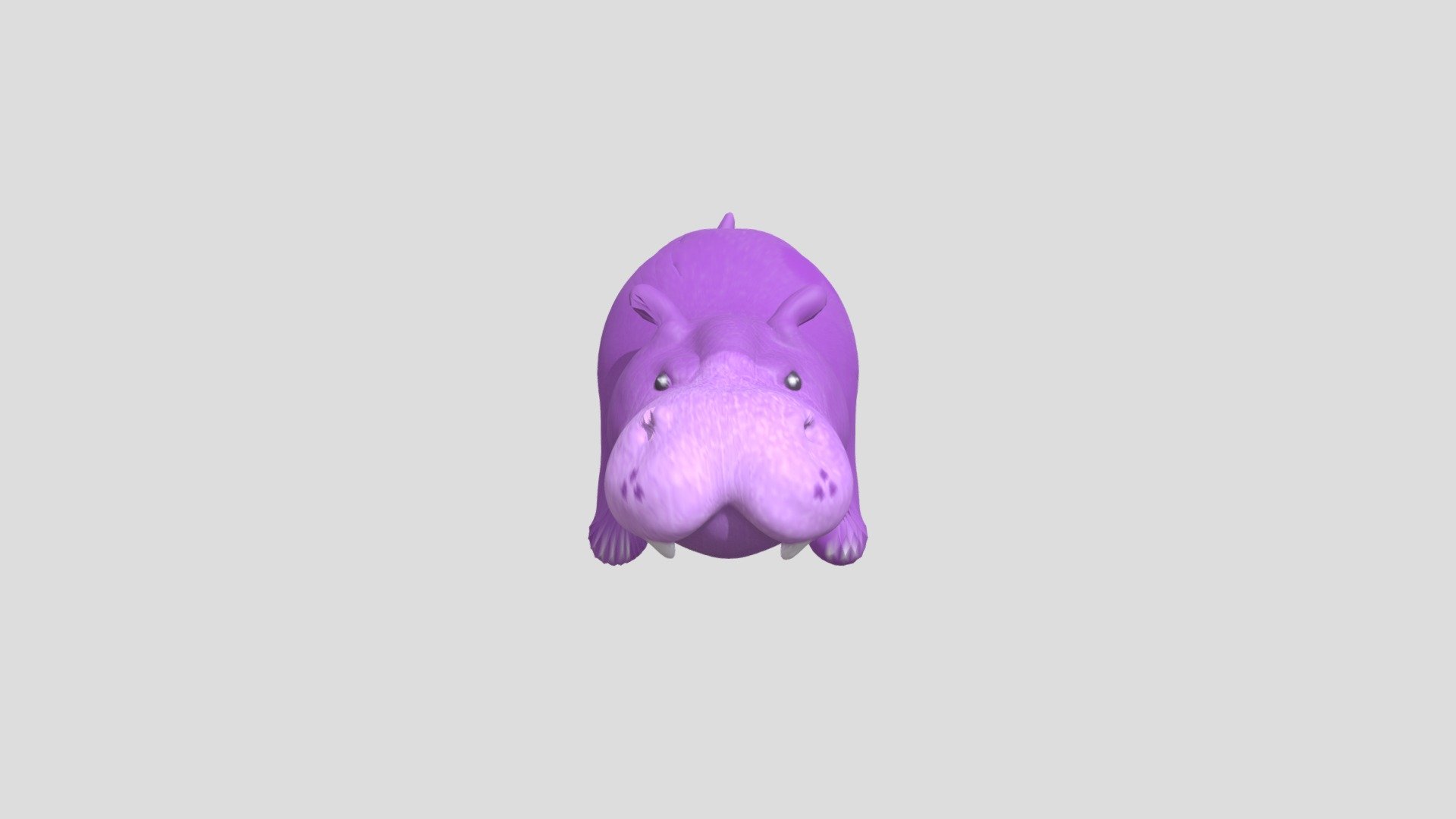 Purple Hippopotamus