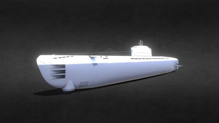 Uboat Type XXI 3D Model