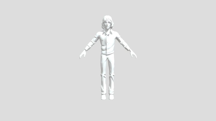 George Harrison 1968 The Beatles Rock Band 3D Model