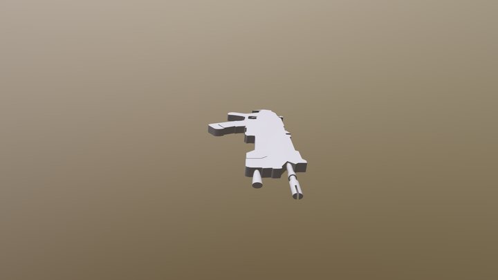 Laser Gun 3D Model