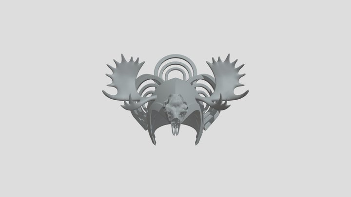 Moose Headdress 3D Model
