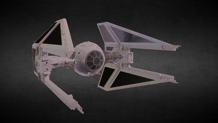 Star Wars: TIE/in Interceptor – Modello 3D gratuito STL