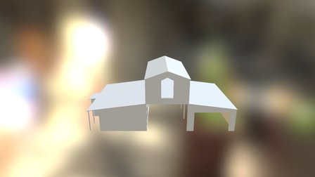 Barn Interior 3D Model