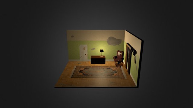 1940s Room 3D Model
