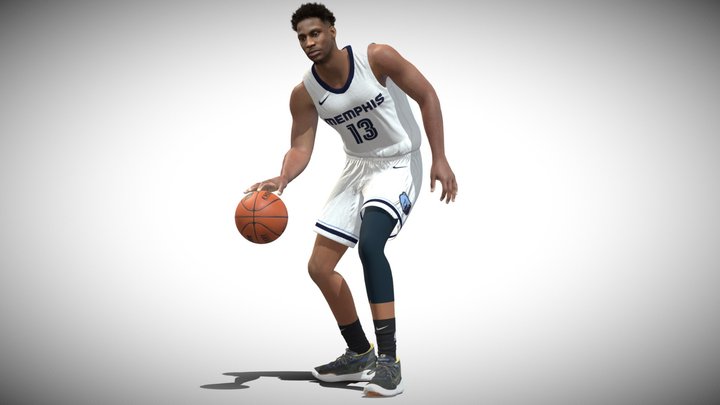 3D Rigged Jaren Jackson Jr NBA 3D Model