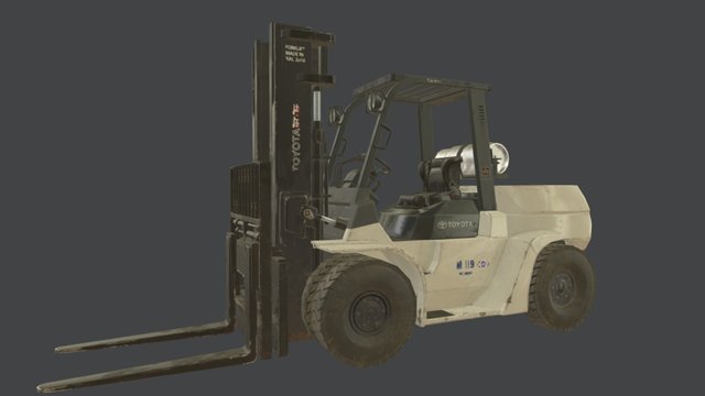 Forklift 3D Model