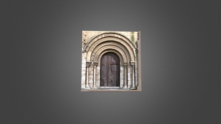 Portada Monasterio San Isidro, Dueñas 3D Model