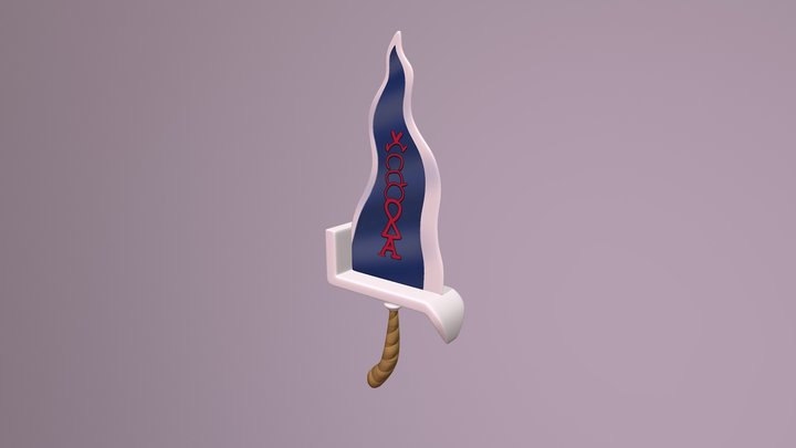 Dark Cloud's Crystal Knife 3D Model