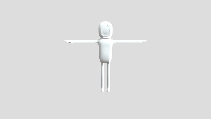 Brush without bristles 3D Model