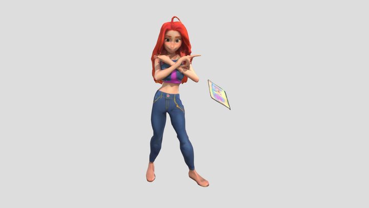 Fashion Pose Magic 3D Model