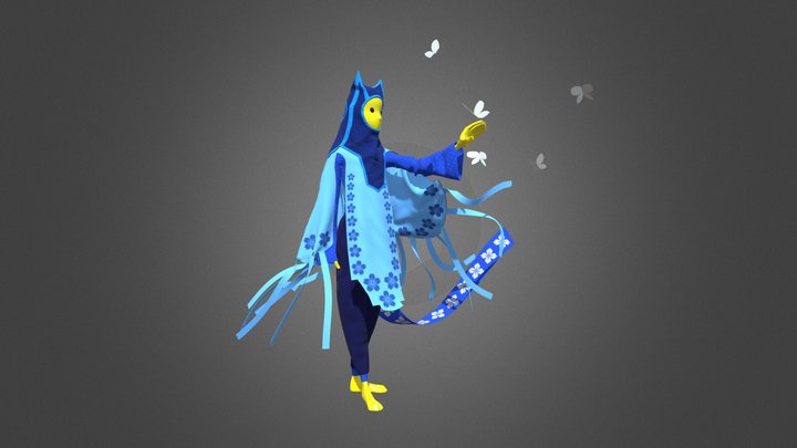 Character clothing design 3D Model
