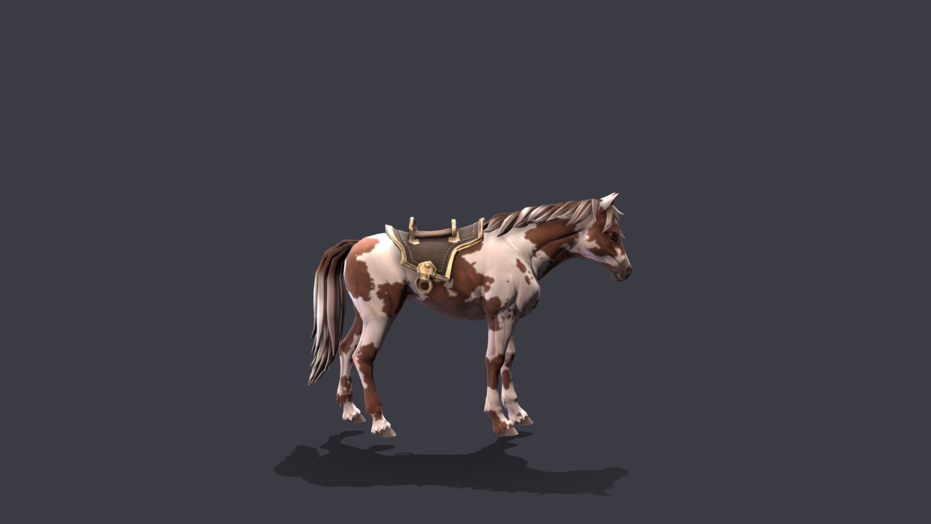 Stylized Horse Mount - 3D model by BZ1 Studios (@BZ1-Studios) [92ae031 ...