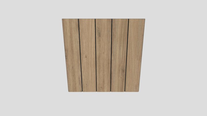 3d Panel_7 (R20038 NW Natural Chalet Oak) 3D Model