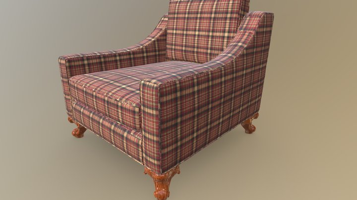 Arm Chair 3D Model