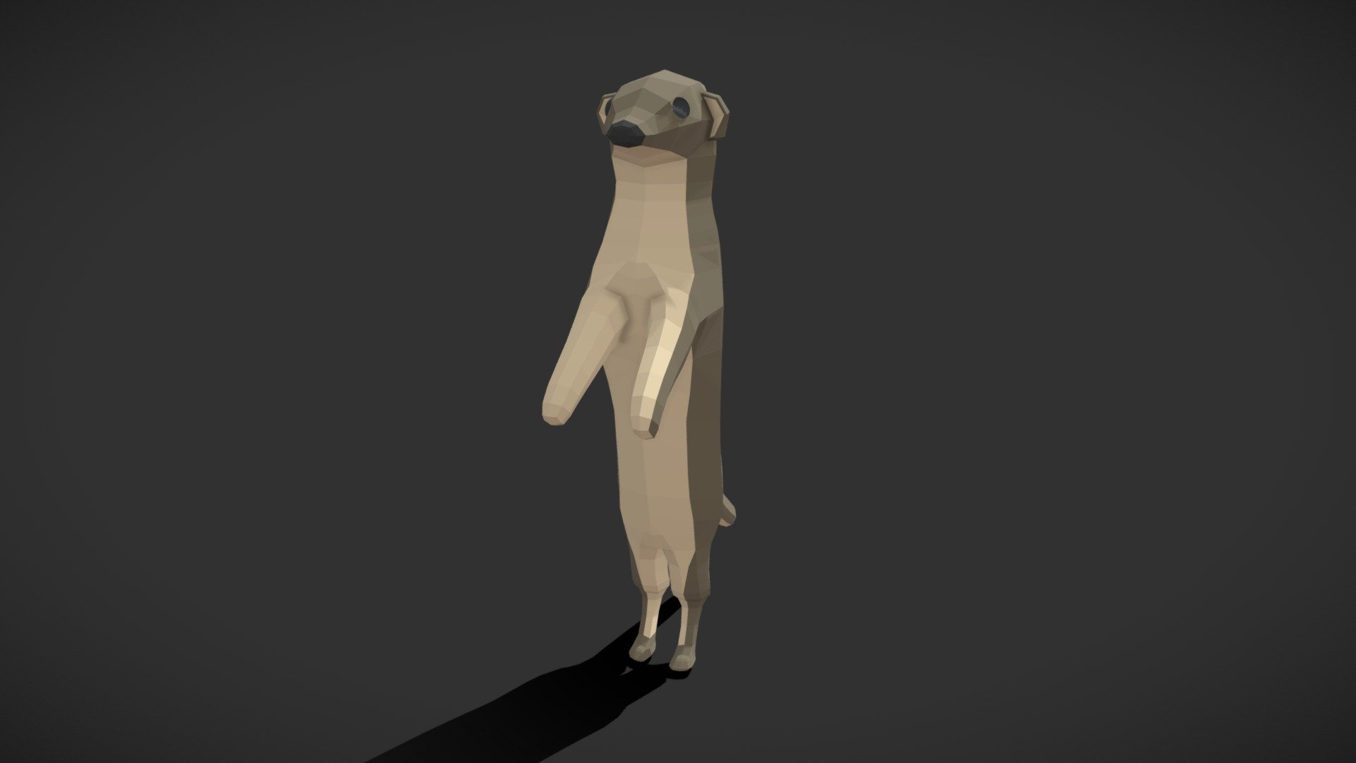 Low poly Mangoos