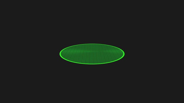 Radar_circle_02 3D Model