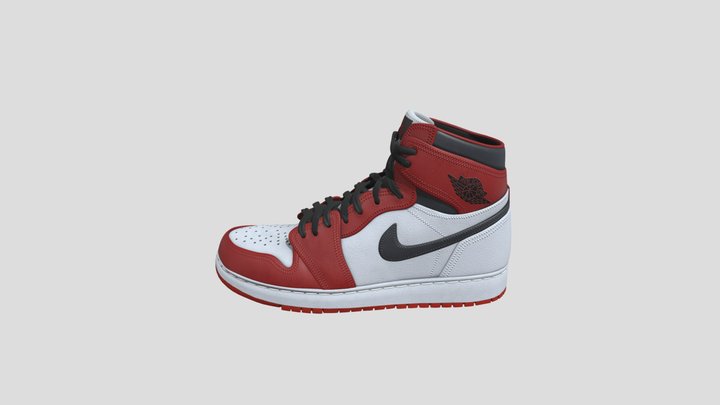 3D Nike Jordan Shoe 3D Model