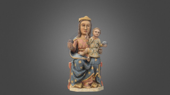 Mare de Déu de la Salut. Restaurada 3D Model