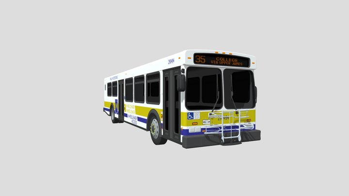 D40lf bus 3d model 3D Model