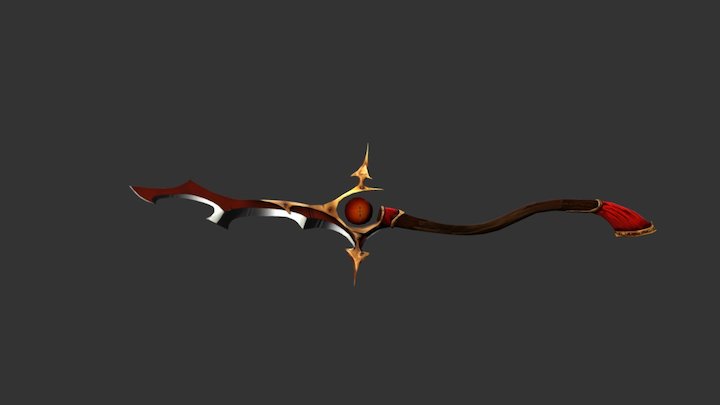 Deamonic Glaive 3D Model