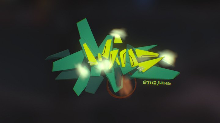 WND graffiti 3D Model