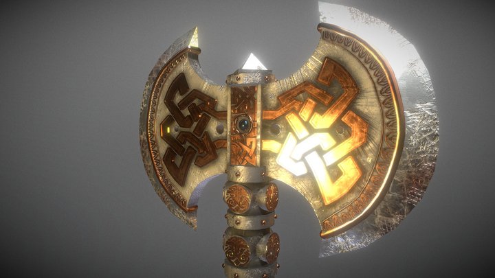 Dwarf Axe 3D Model