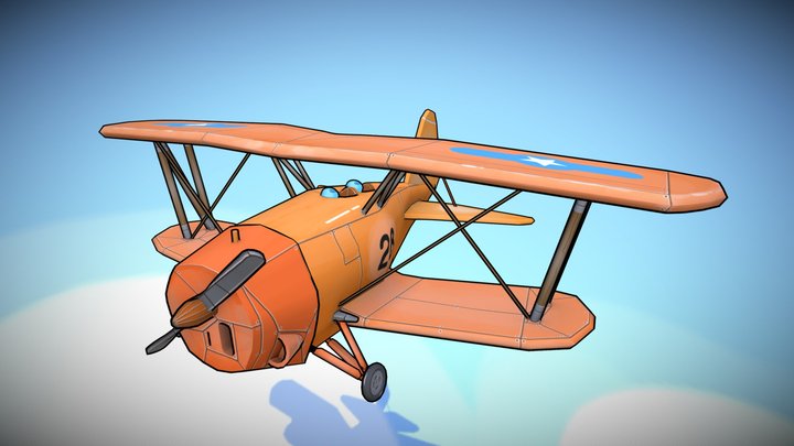 Vanderbiesen_Maarten_Game Art Plane 3D Model