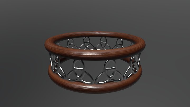Celtic Ring 3D Model