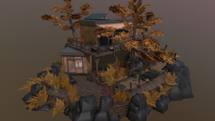 Diorama - Eco Photographer 3D Model