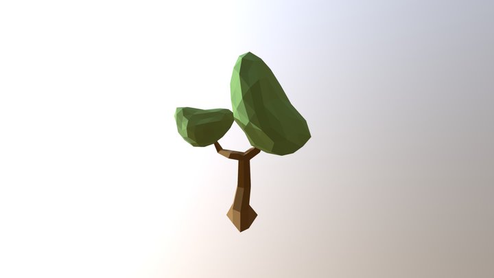 Low Poly Tree 3D Model