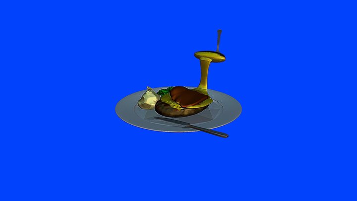 Fried food from Old Wild West - 3dscan of food - Buy Royalty Free 3D model  by riccardogiorato [256c42f] - Sketchfab Store