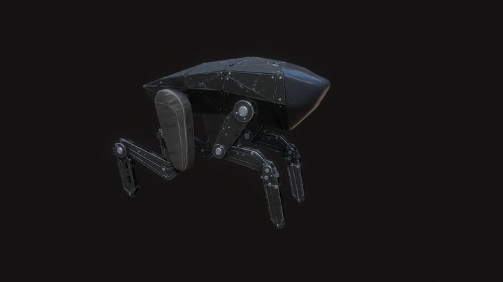 BlackMirror Robo-Dog WIP 3D Model