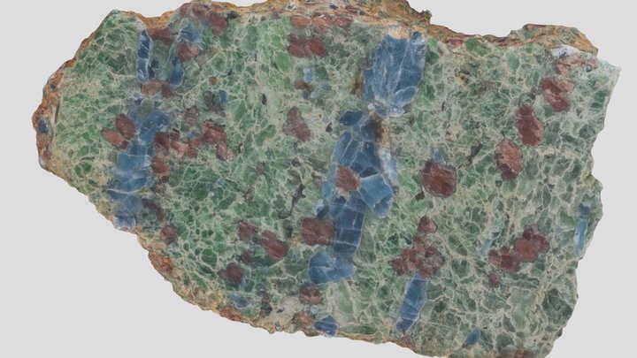 Kyanite eclogite 3D Model