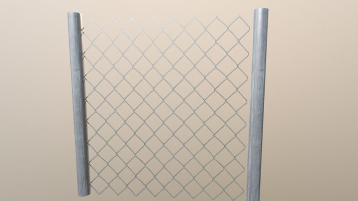 Metal Fance 3D Model
