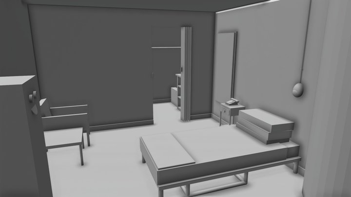 Diefenbunker Bedroom 3D Model