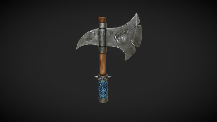 Viking axe 3D Model