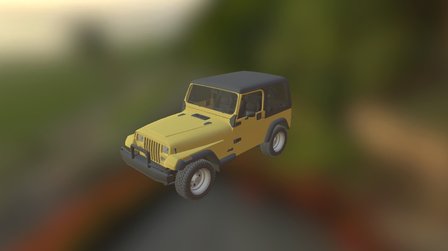Jeep Wrangler 2000 3D Model