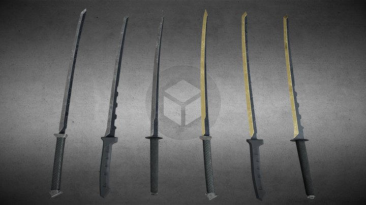 Star Wars Vibro Swords 3D Model