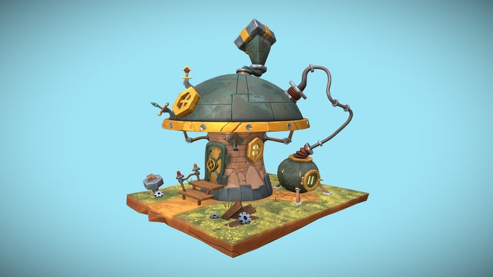 Engineer goblin's house 3D Model