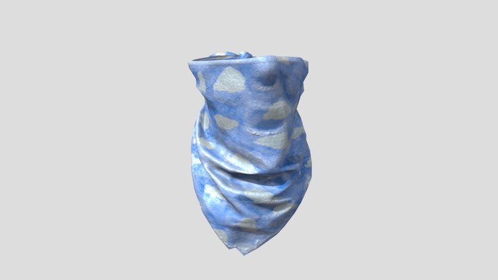 Quiet and Cold Bandana 3D Model