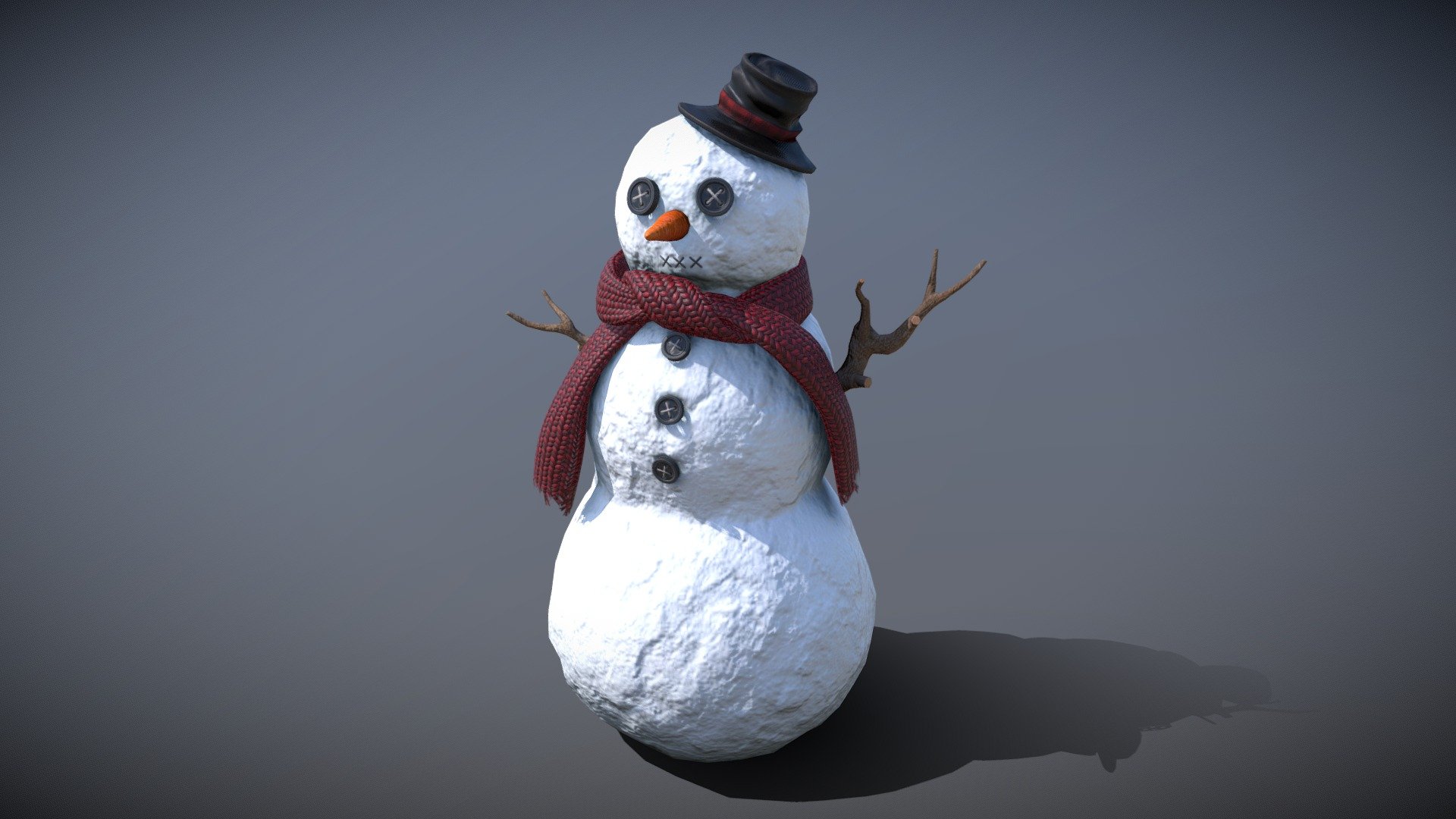 Snowman - 3D model by komarovs_mappers [92bc111] - Sketchfab