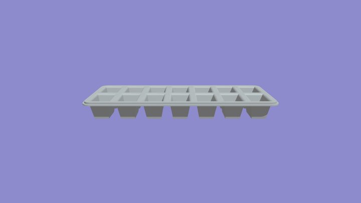Ice Cube Tray 3D Model