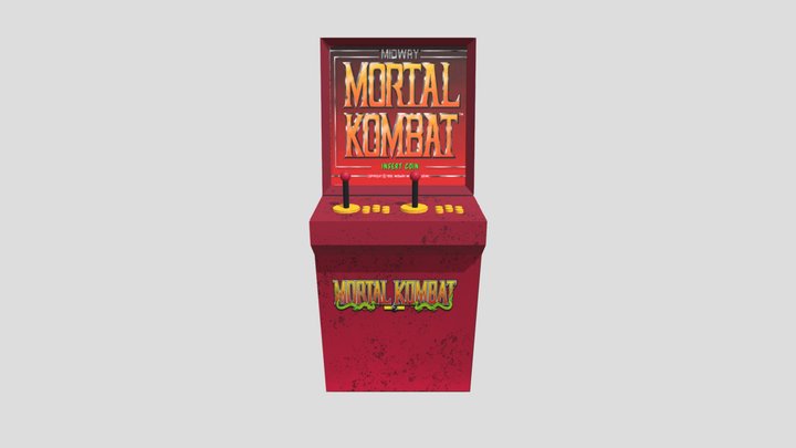 MK arcade kast 3D Model